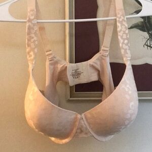 It doesn’t HAVE to be Victoria’s Secret!  Nice beige leopard pattern bra!